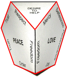 shape similar to the symbol of the heart